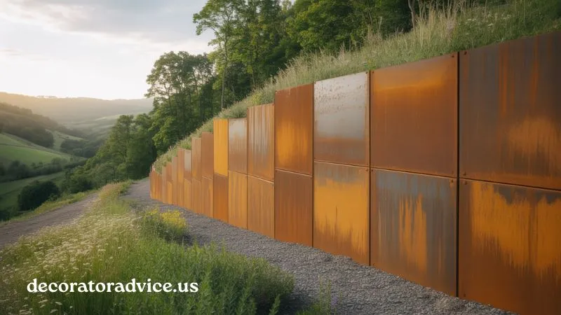 Design Ideas for Corten Steel Retaining Walls