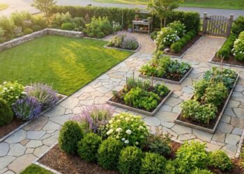 Planning a Garden Layout: How to Create Green Spaces, Beds, and Walkways